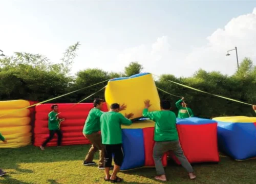 Inflatable Games di Bukit Hambalang Sentul